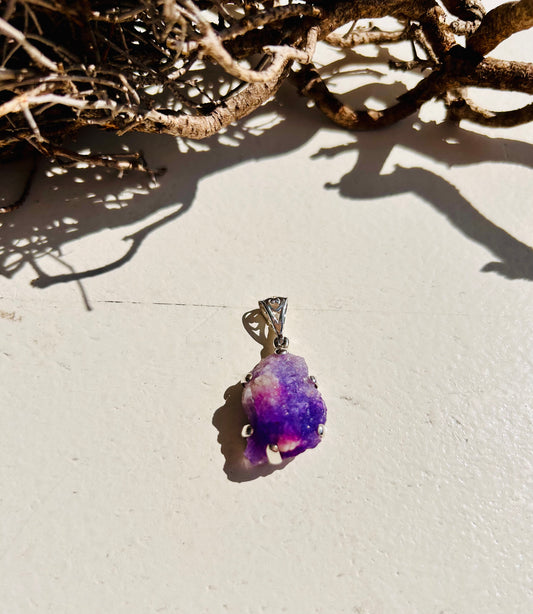 Pendentif hackmanite | argent 925