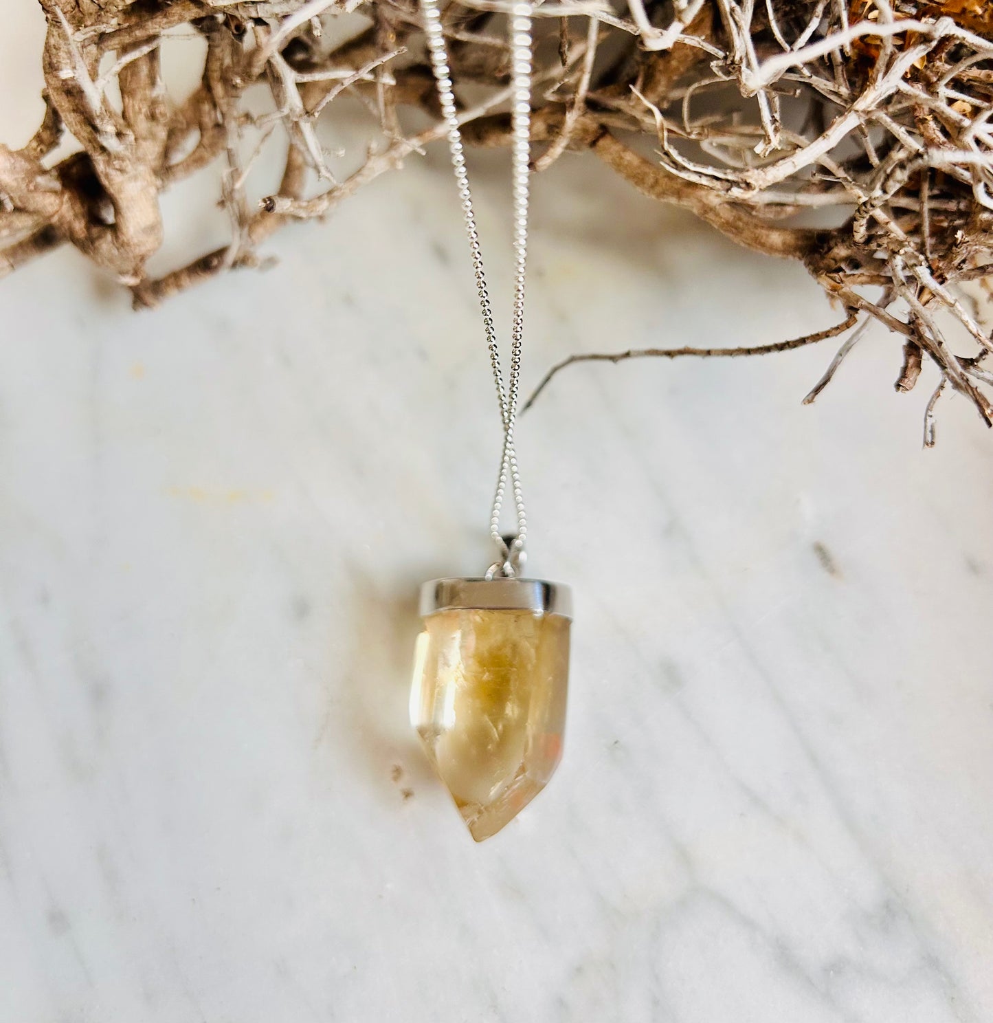 Pendentif en citrine