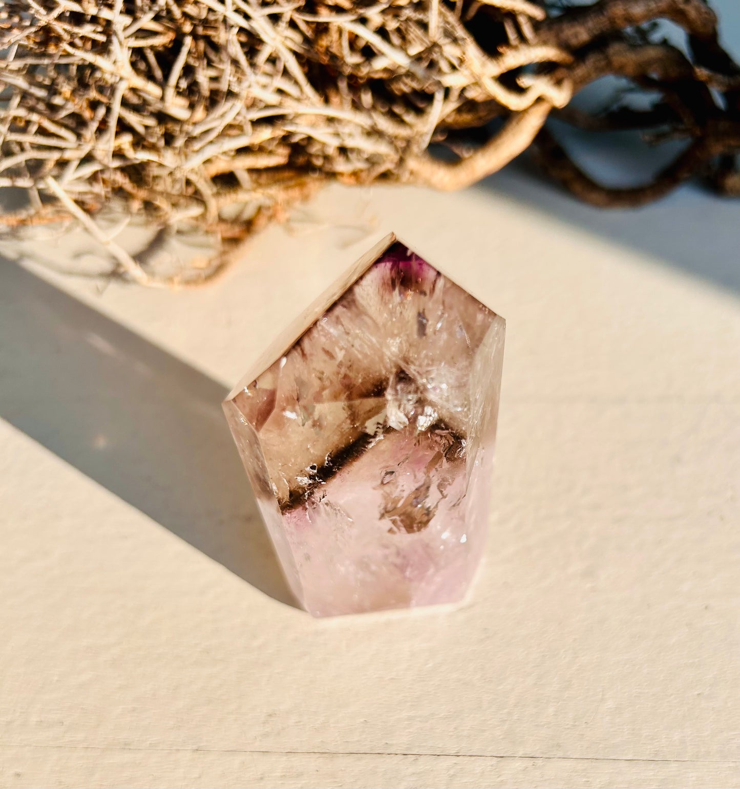 Quartz fumé/Améthyste fantôme | Unique