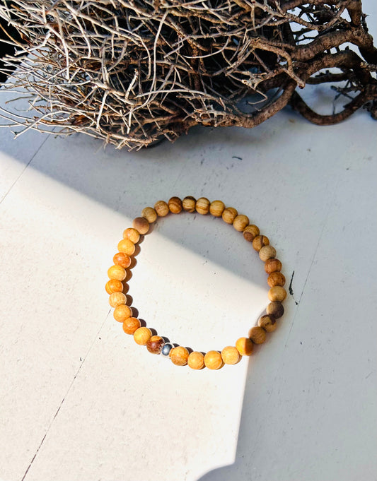 Palo Santo Männer Armband – Erdung & Schutz