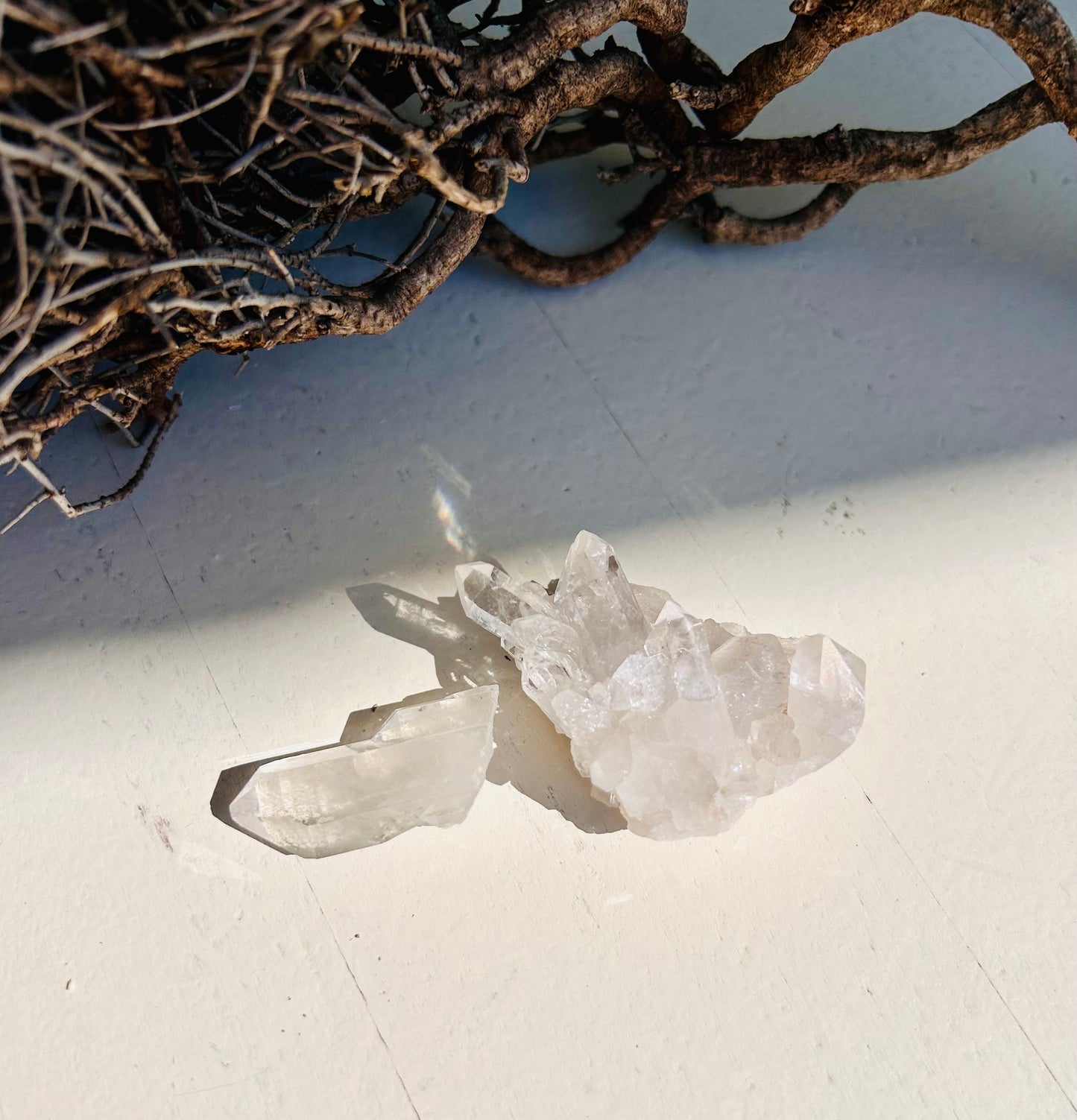 Petites marches en cristal de roche