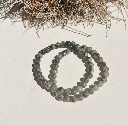 Bracelet en larvikite