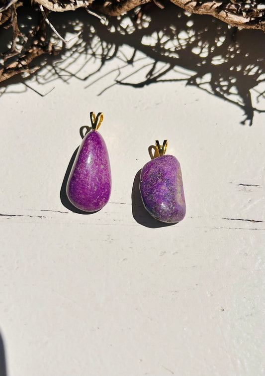 Stichtit Anhänger Gold