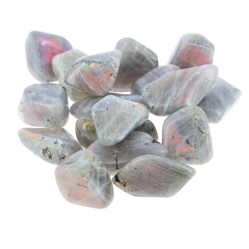Pierres roulées en labradorite | Arc-en-ciel