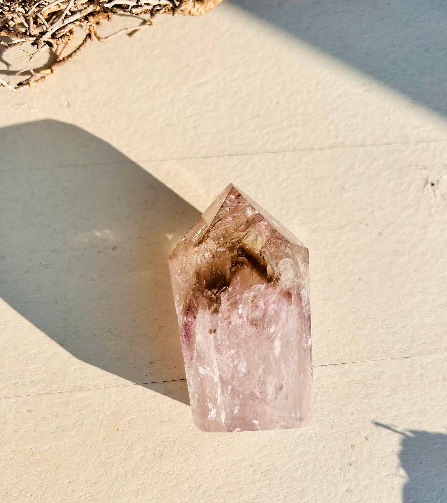 Quartz fumé/Améthyste fantôme | Unique