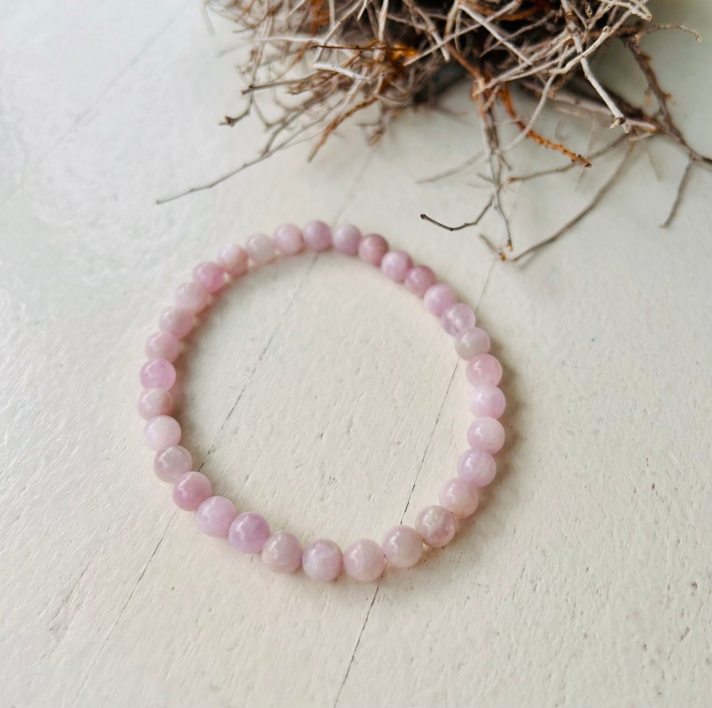 Bracelet en kunzite