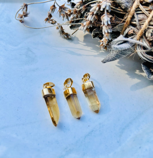 Pendentif en citrine