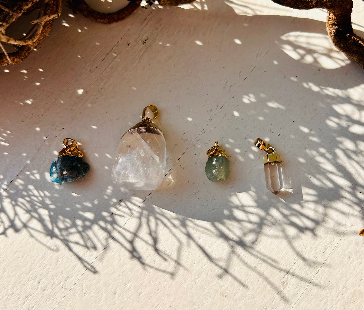 Ensemble pendentif plaqué argent | argent galvanisé | plaqué or
