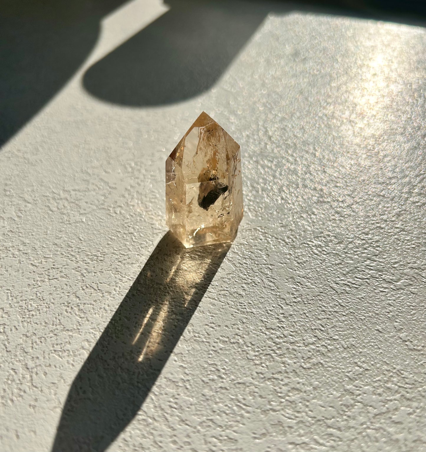 Pièces uniques en pointe de citrine naturelle
