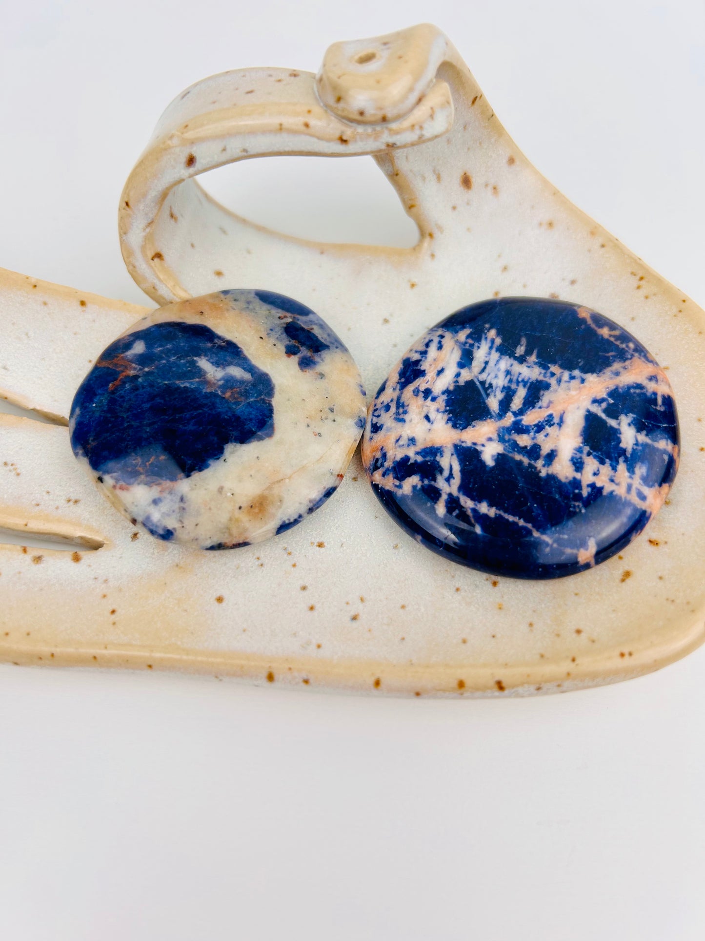 Disque de pierre sodalite