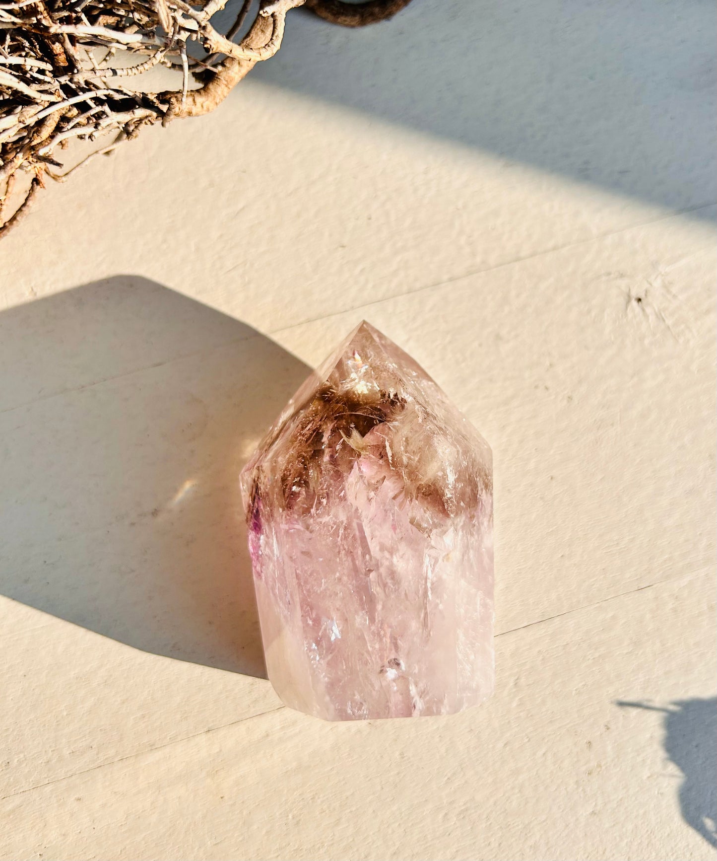 Quartz fumé/Améthyste fantôme | Unique