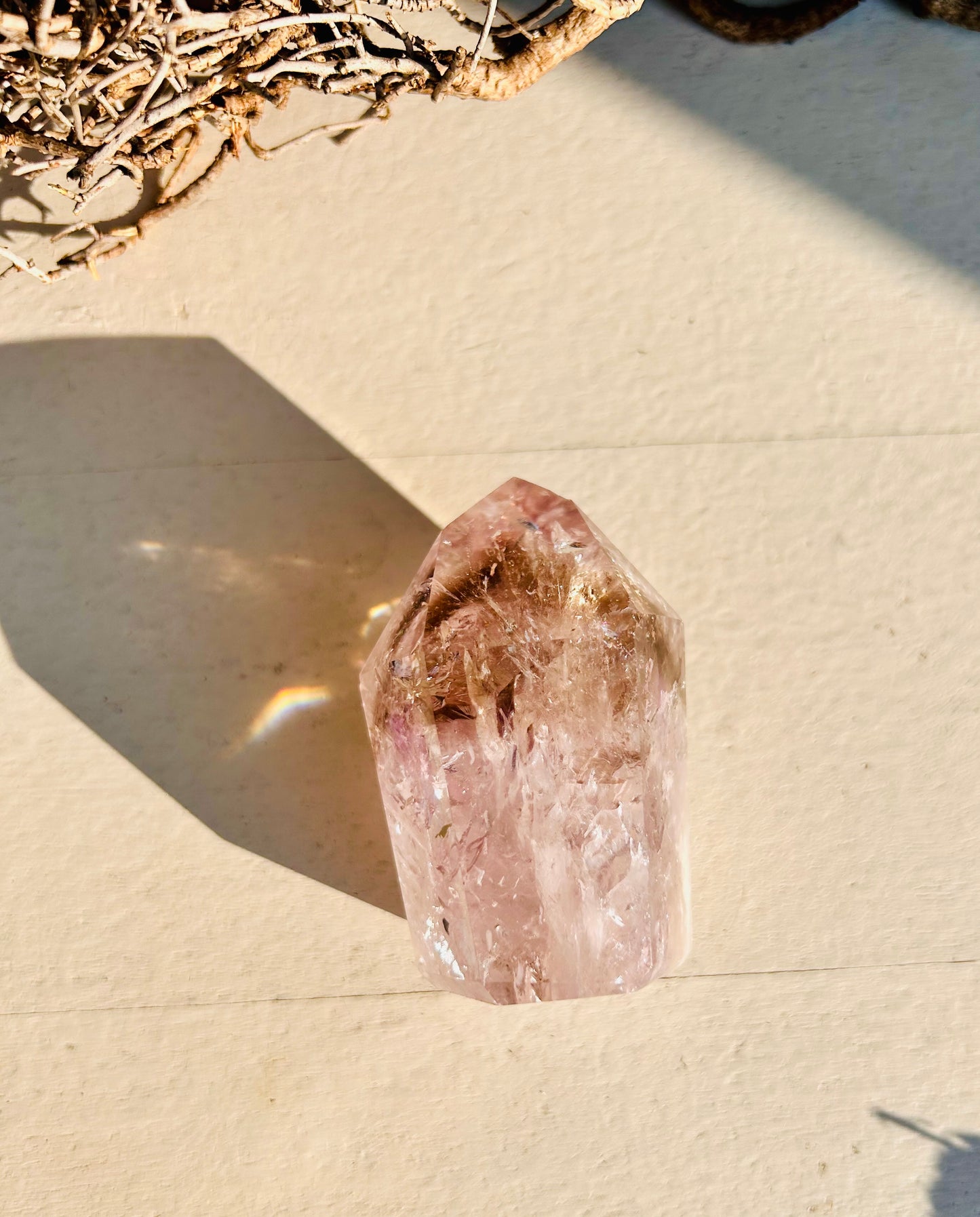 Quartz fumé/Améthyste fantôme | Unique