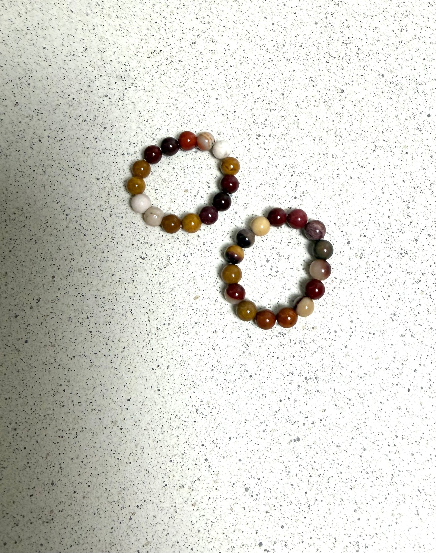 Perlenring auf Gummizug | verschiede Steinsorten