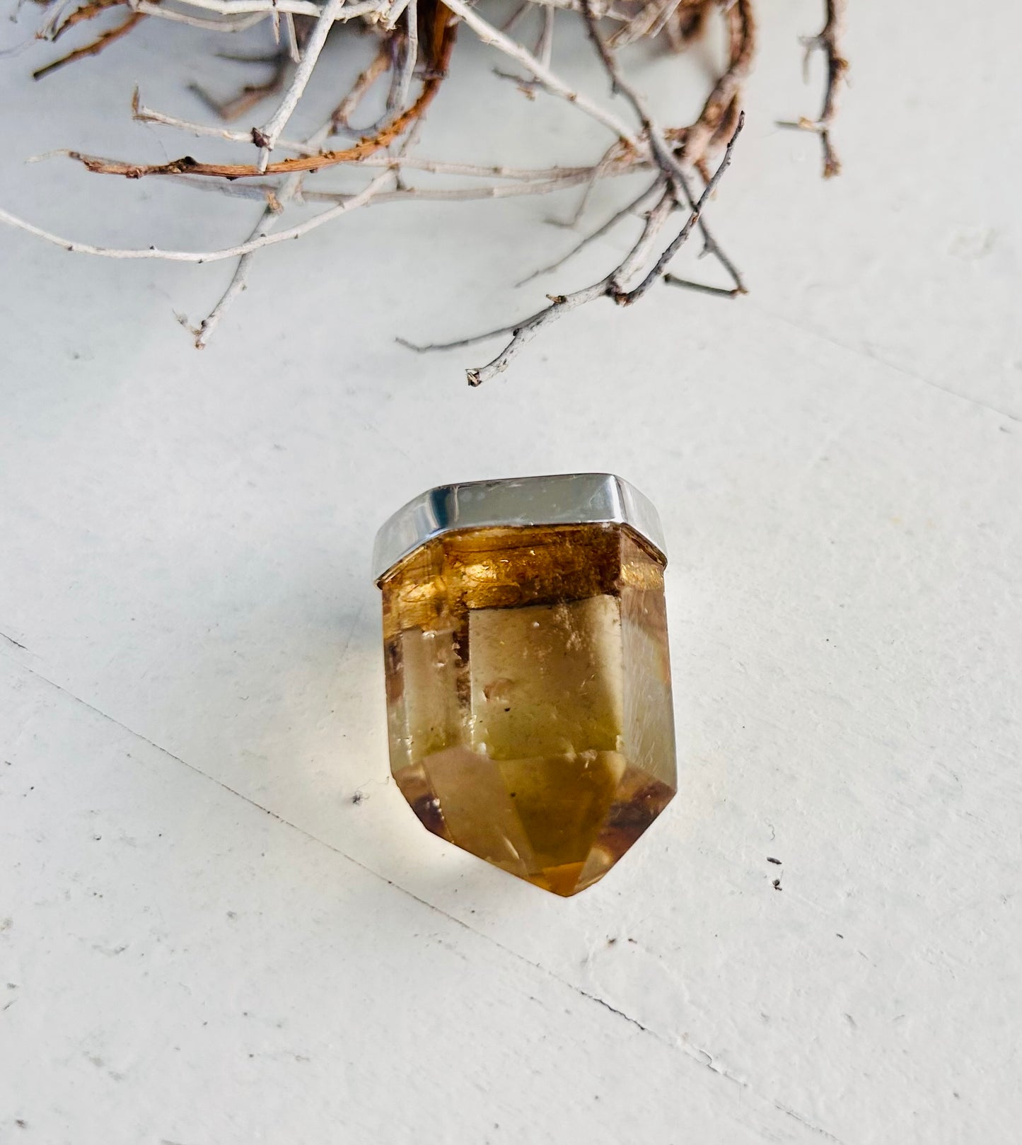 Pendentif en citrine