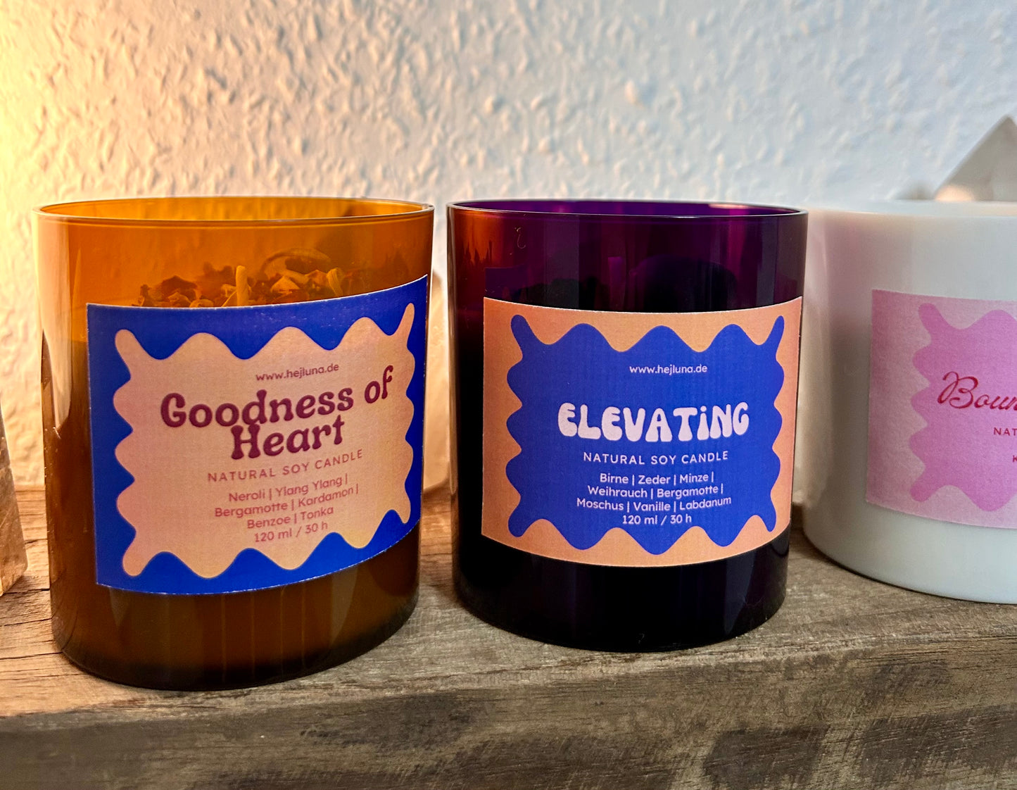 Édition Bougie Colorée : Amour Infini, Déesse du Cœur et Élévation | Édition limitée