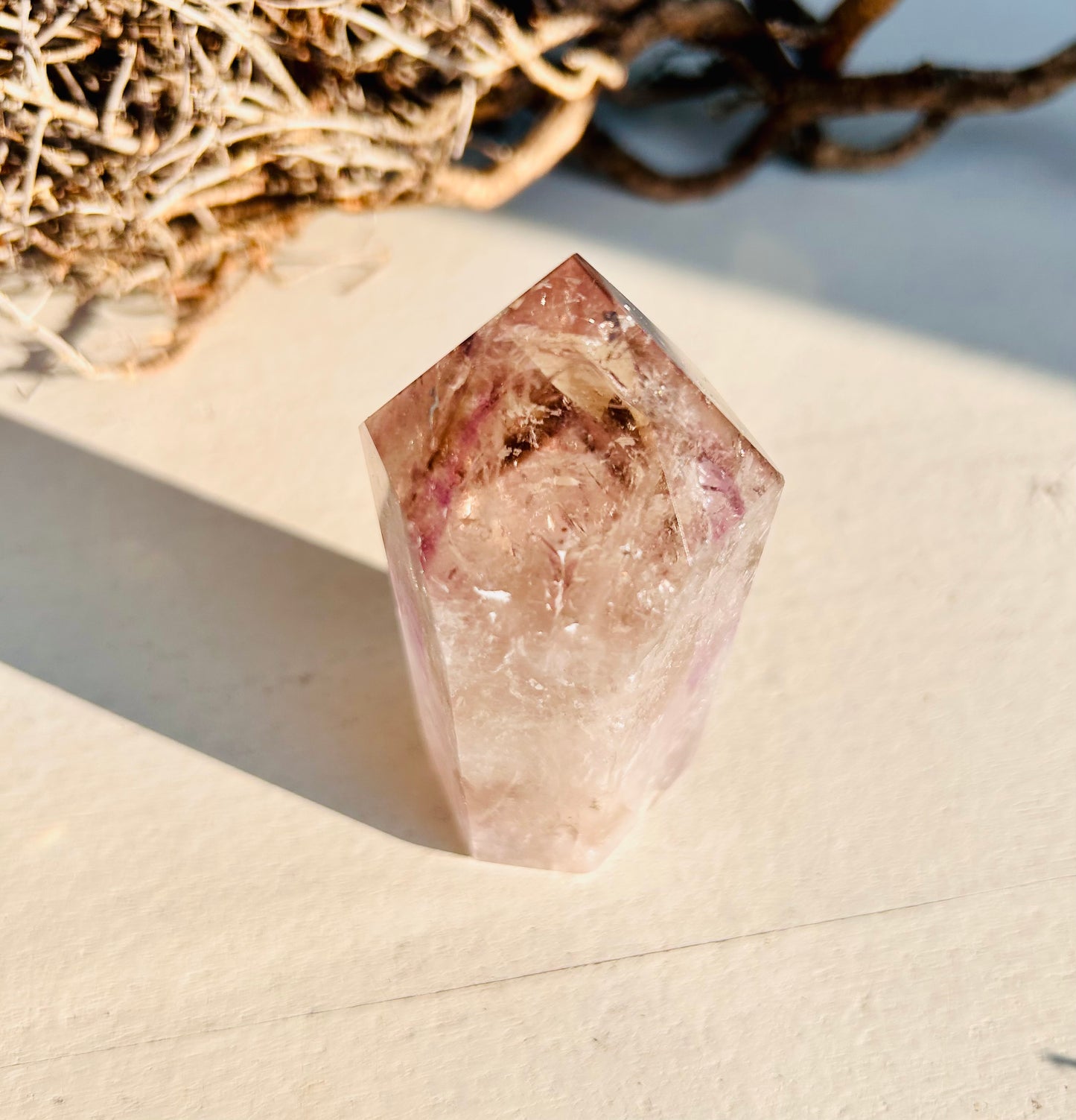 Quartz fumé/Améthyste fantôme | Unique