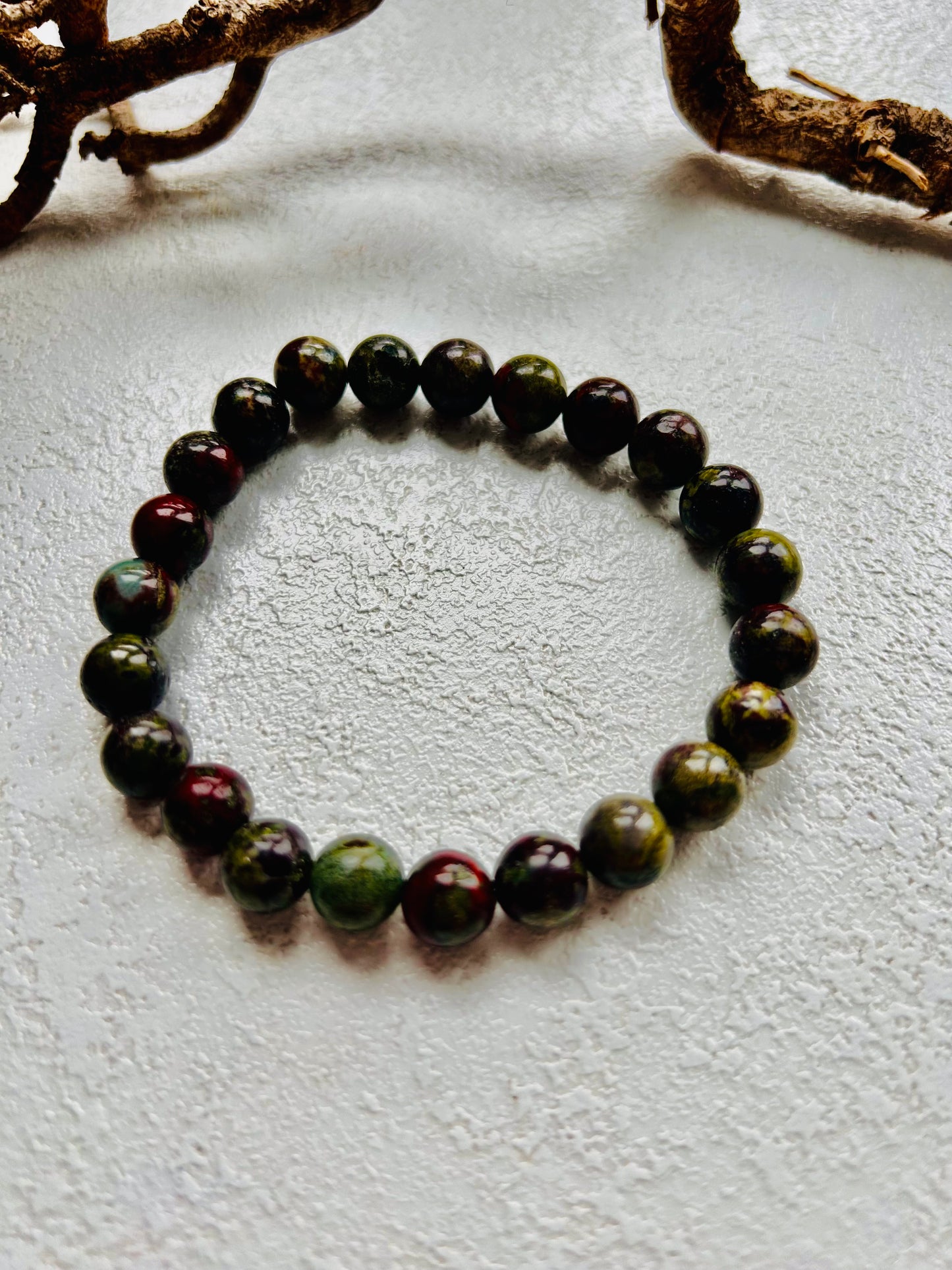 Bracelet en jaspe sang de dragon