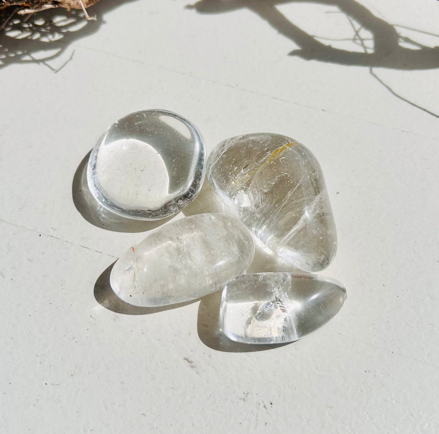 Cristal de roche pierre roulée