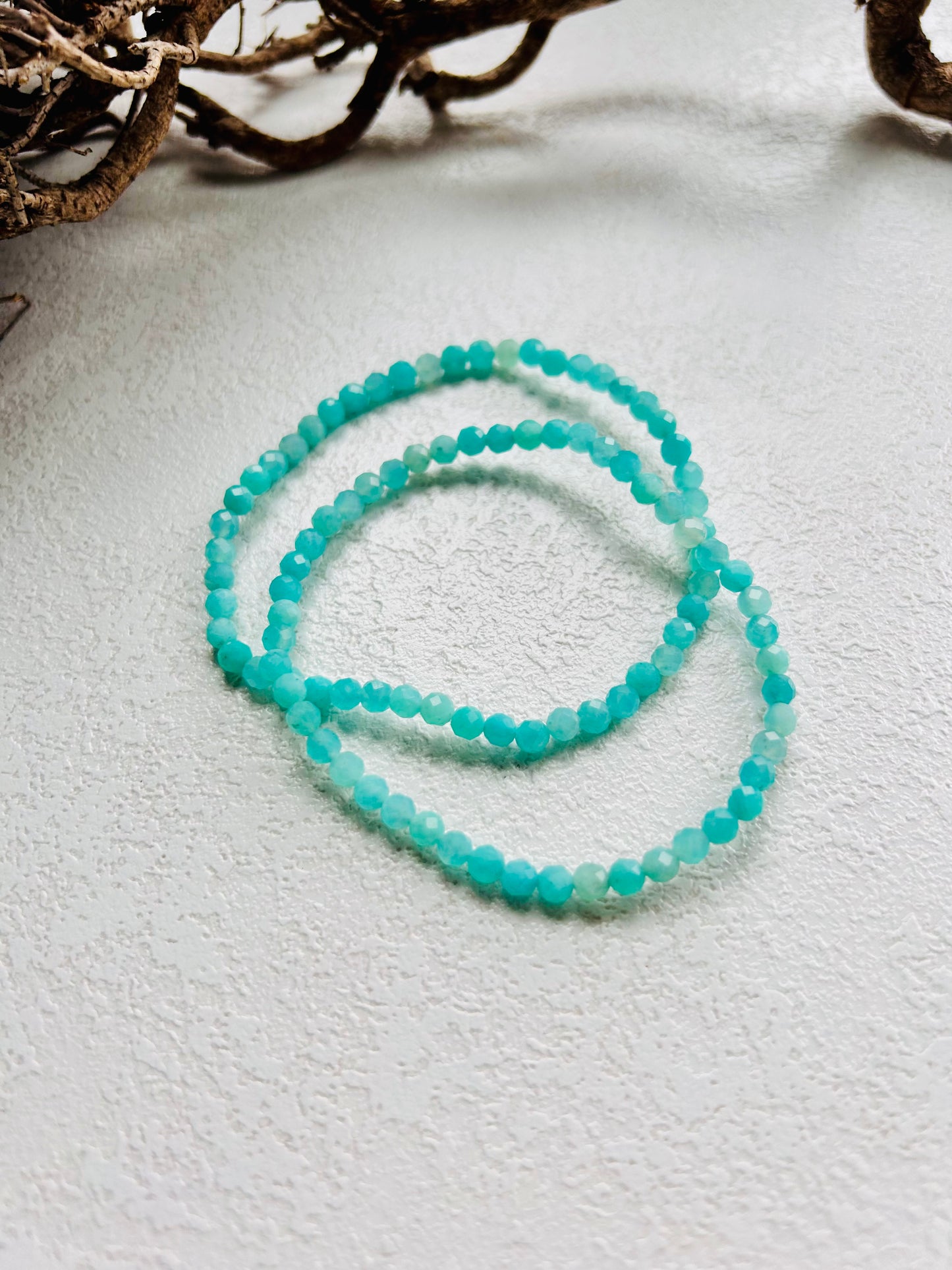 Amazonit Armband facettiert