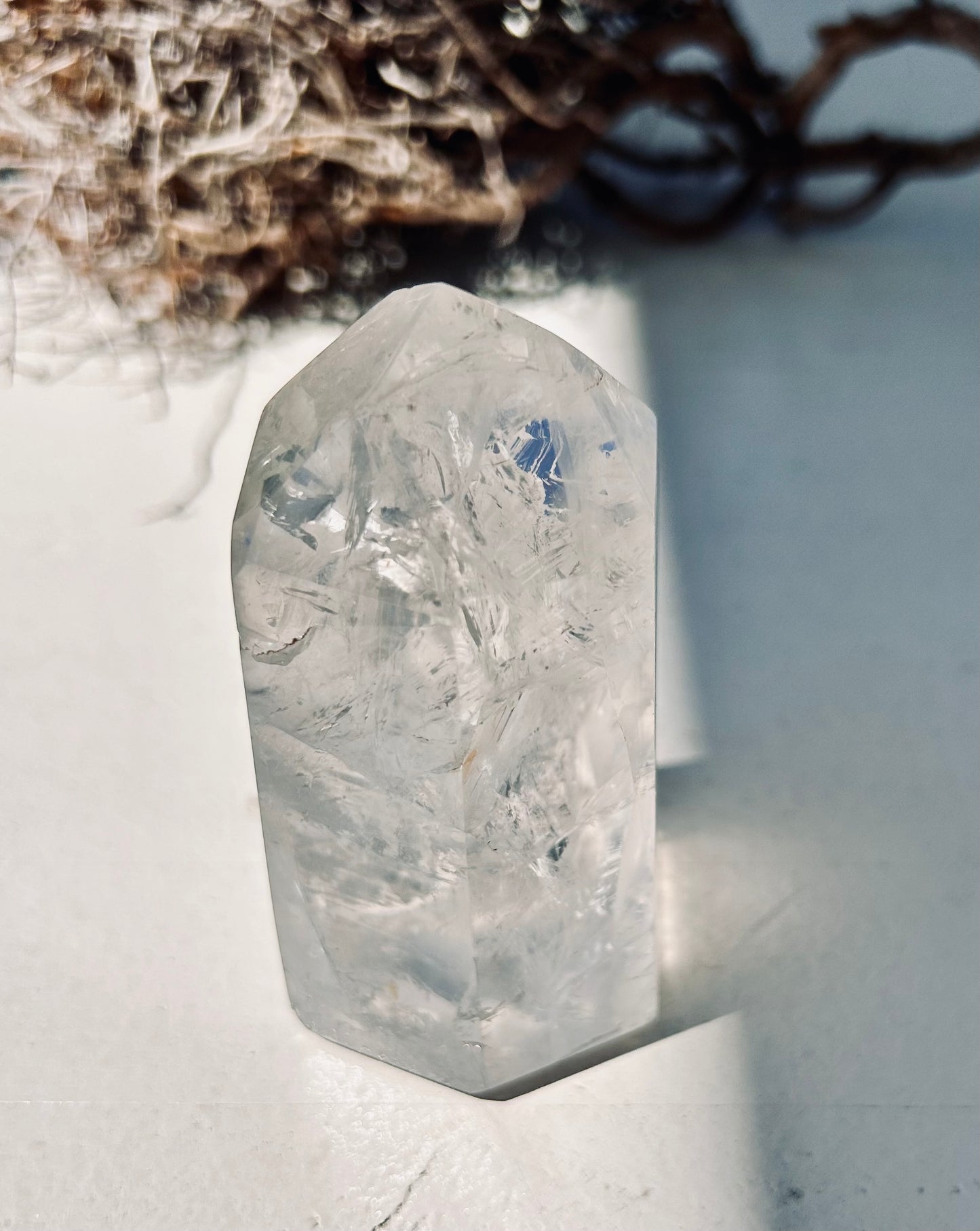 Pointe de cristal de roche | unique