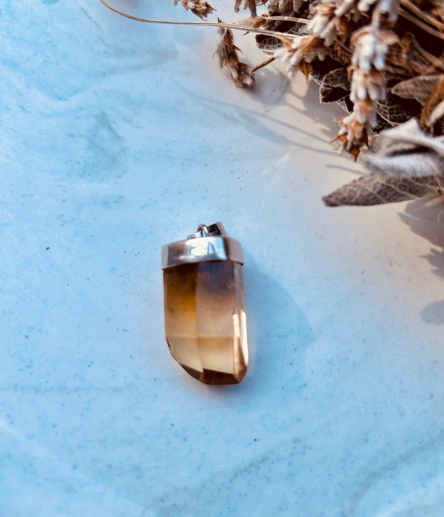 Pendentif en citrine