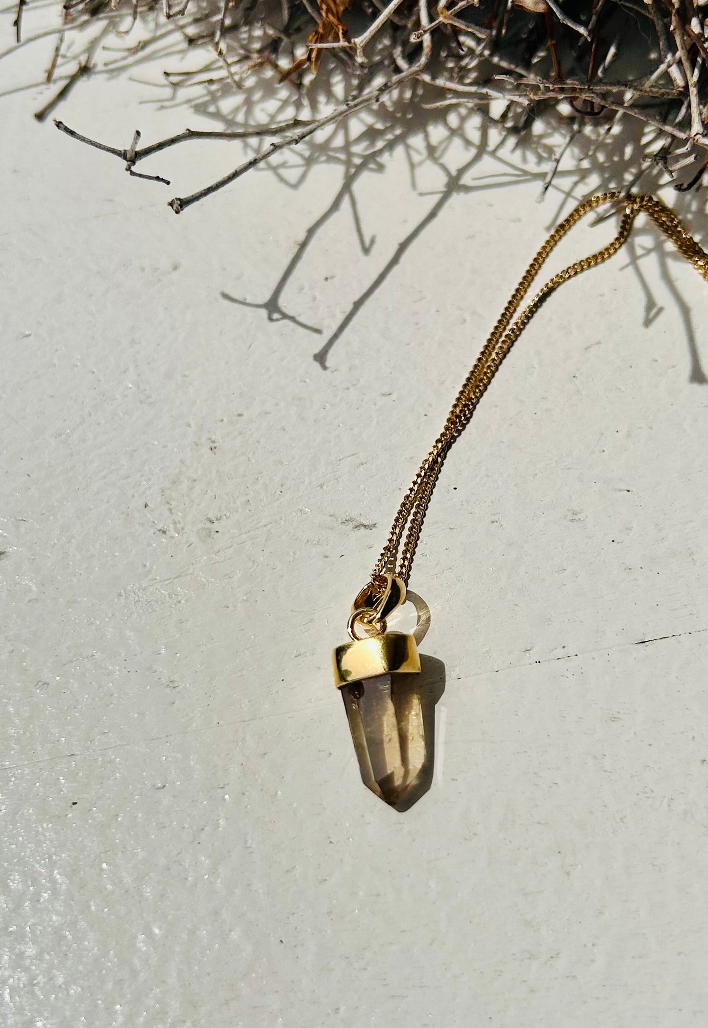 Pendentif en citrine
