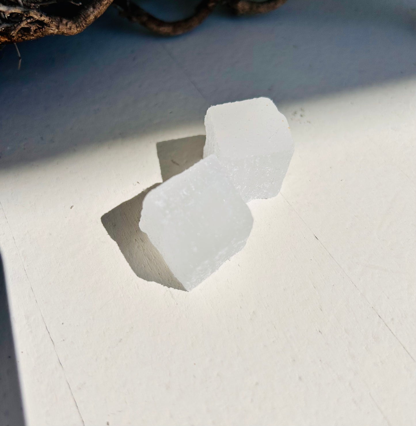 Morceau de cube de sélénite