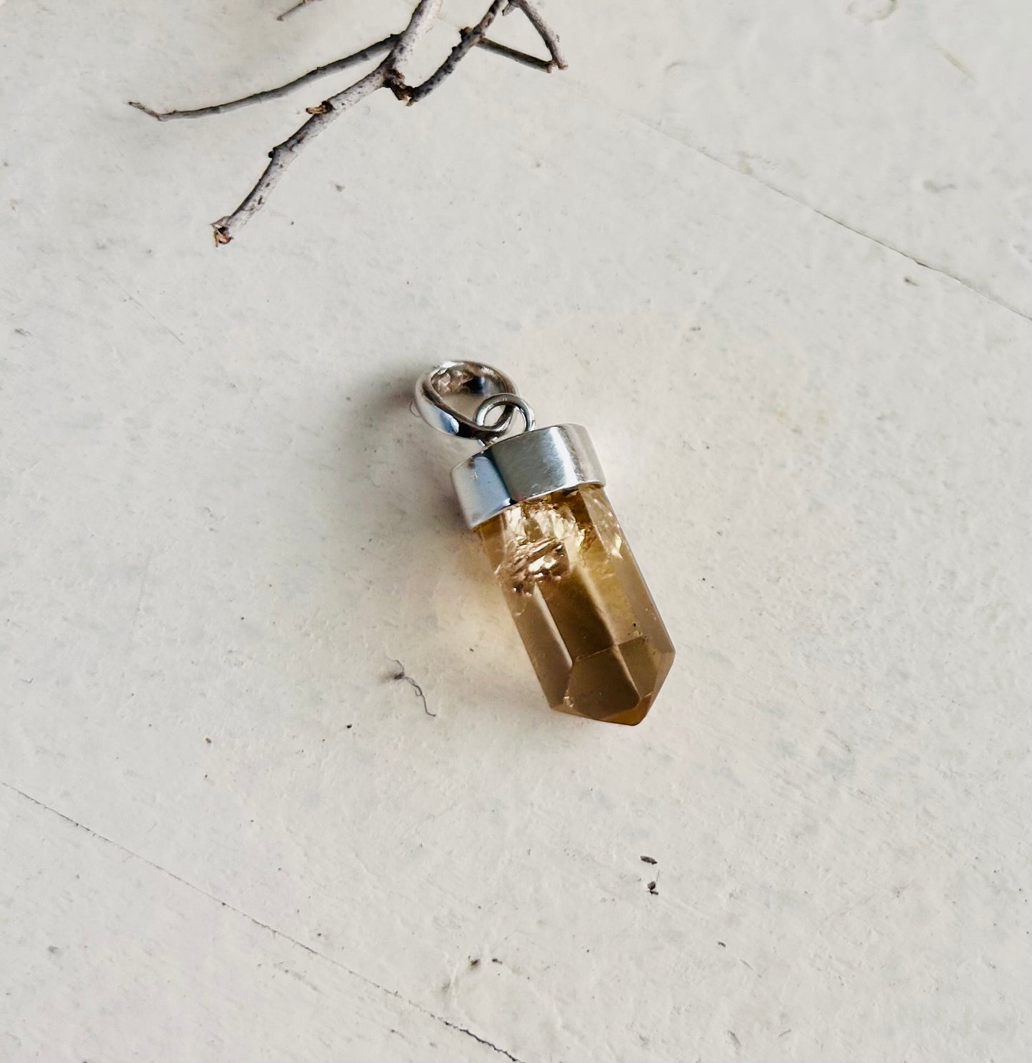 Pendentif en citrine