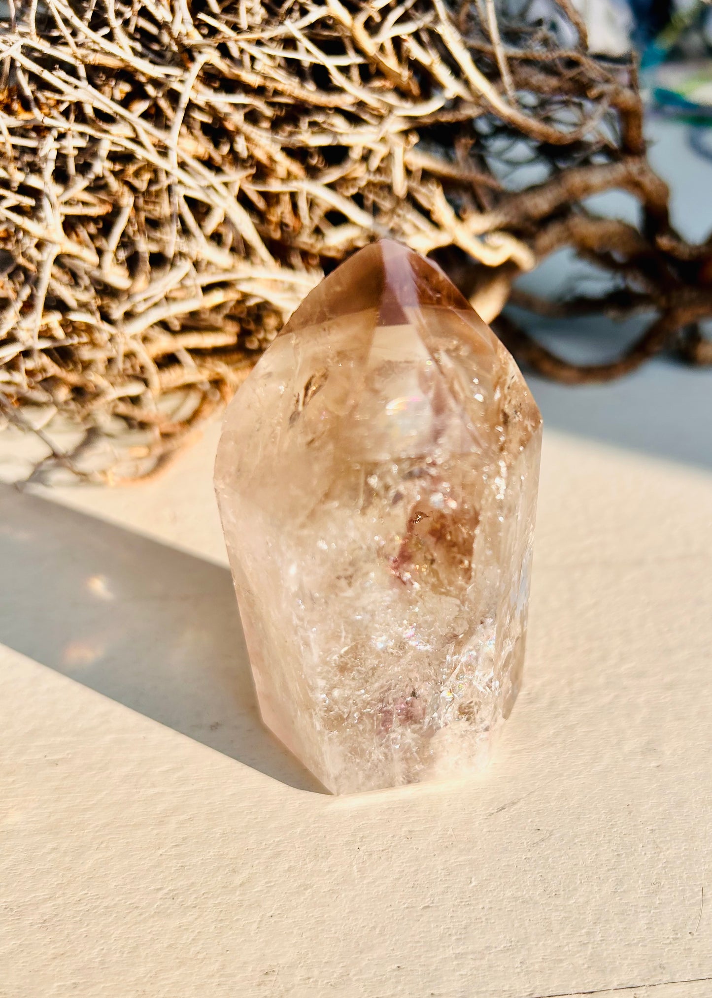 Quartz fumé/Améthyste fantôme | Unique
