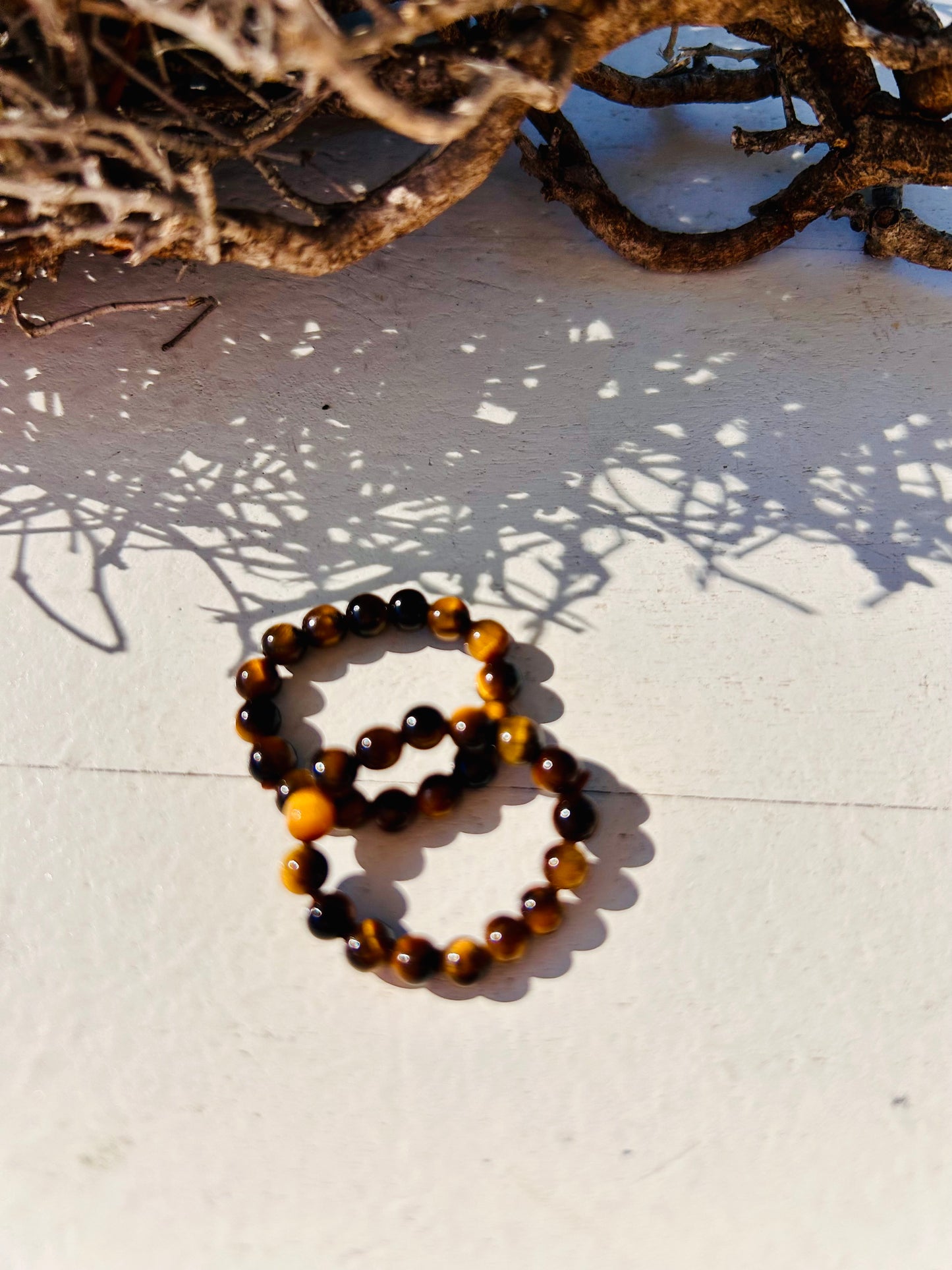 Perlenring auf Gummizug | verschiede Steinsorten