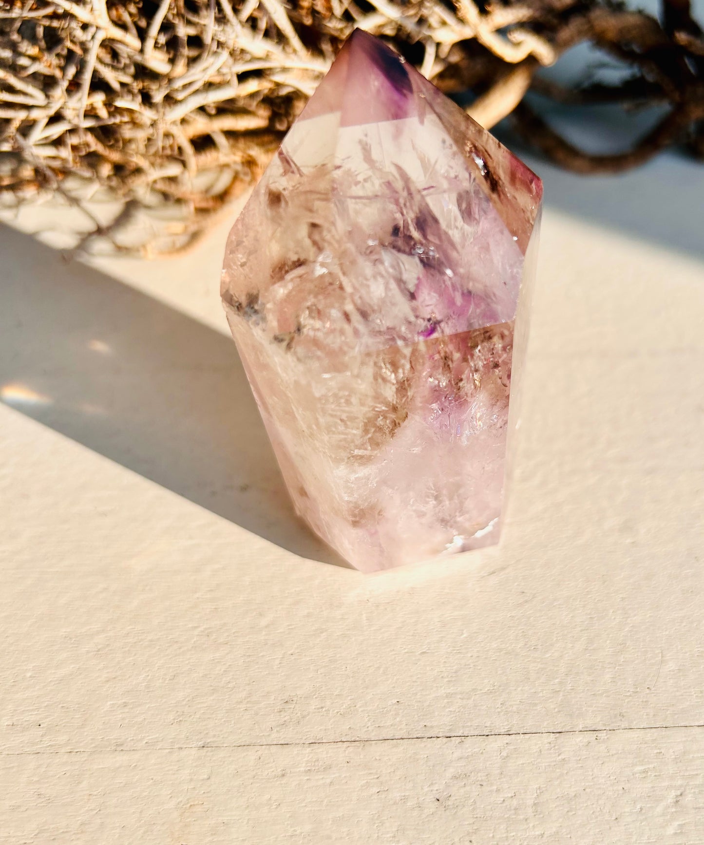 Quartz fumé/Améthyste fantôme | Unique