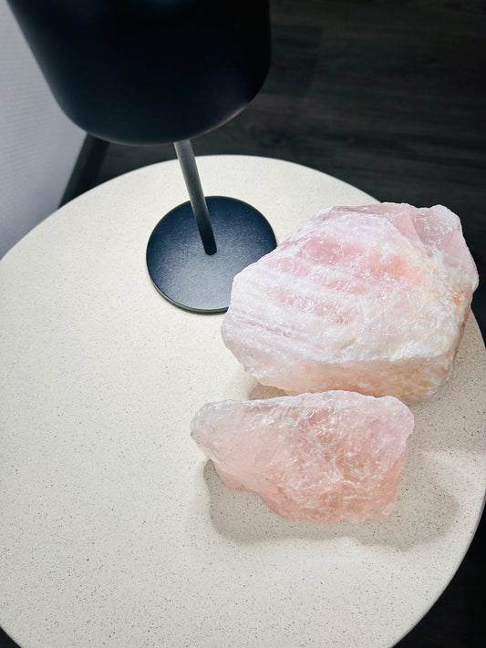 Rosenquarz Rohstein