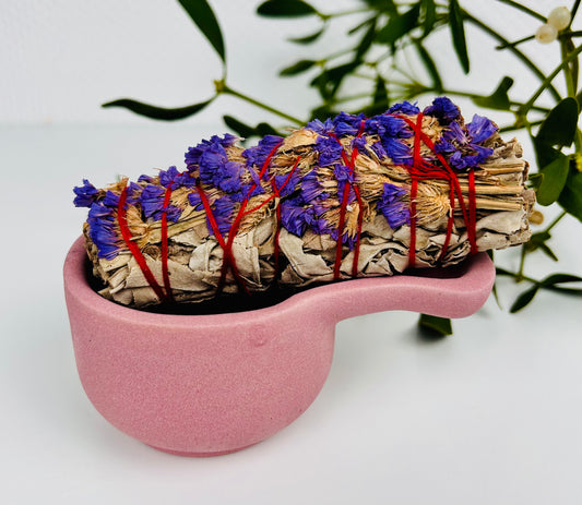 Porte-encens en terre cuite