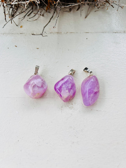 Pendentif en kunzite