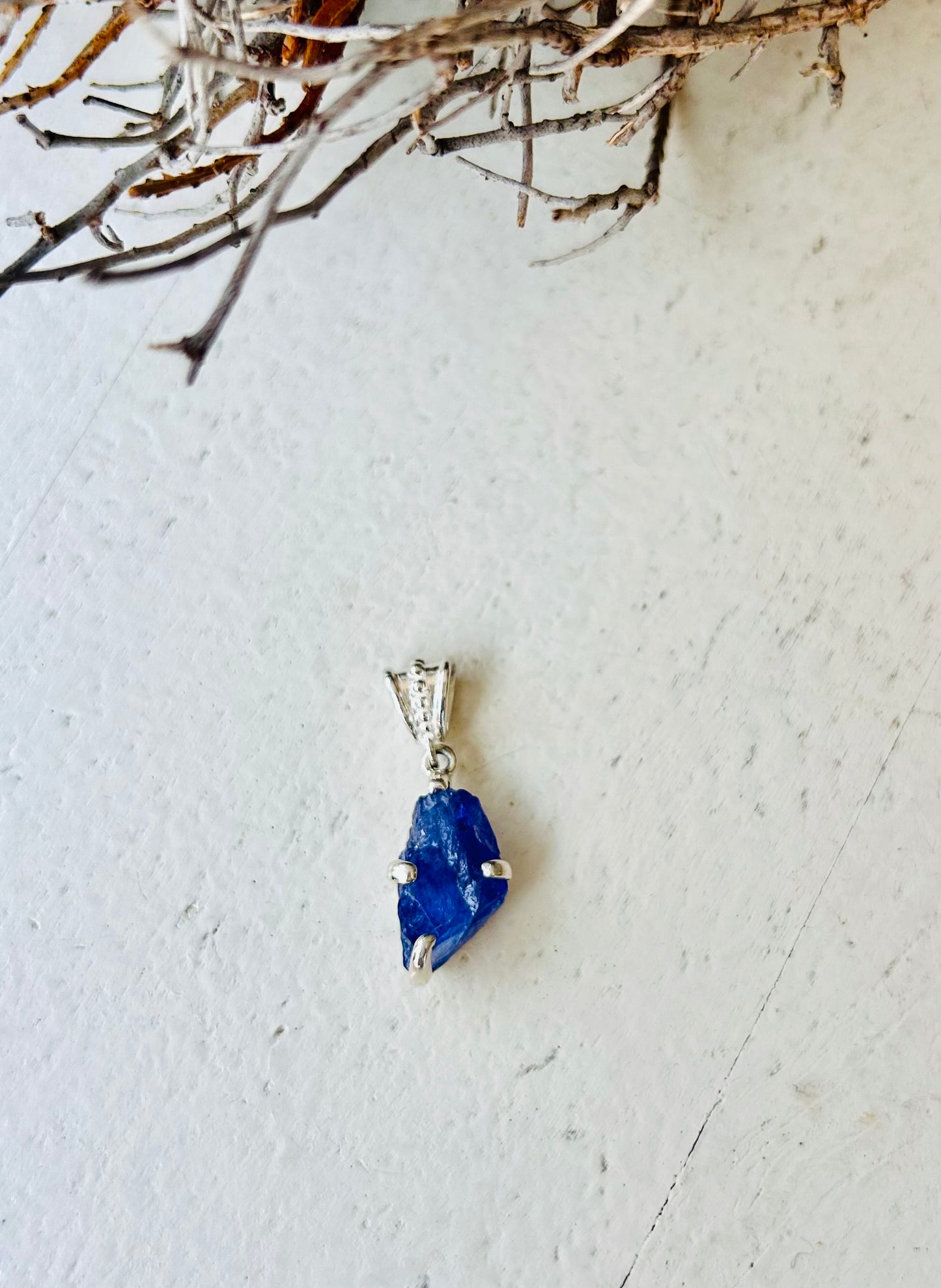 Pendentif tanzanite – argent 925