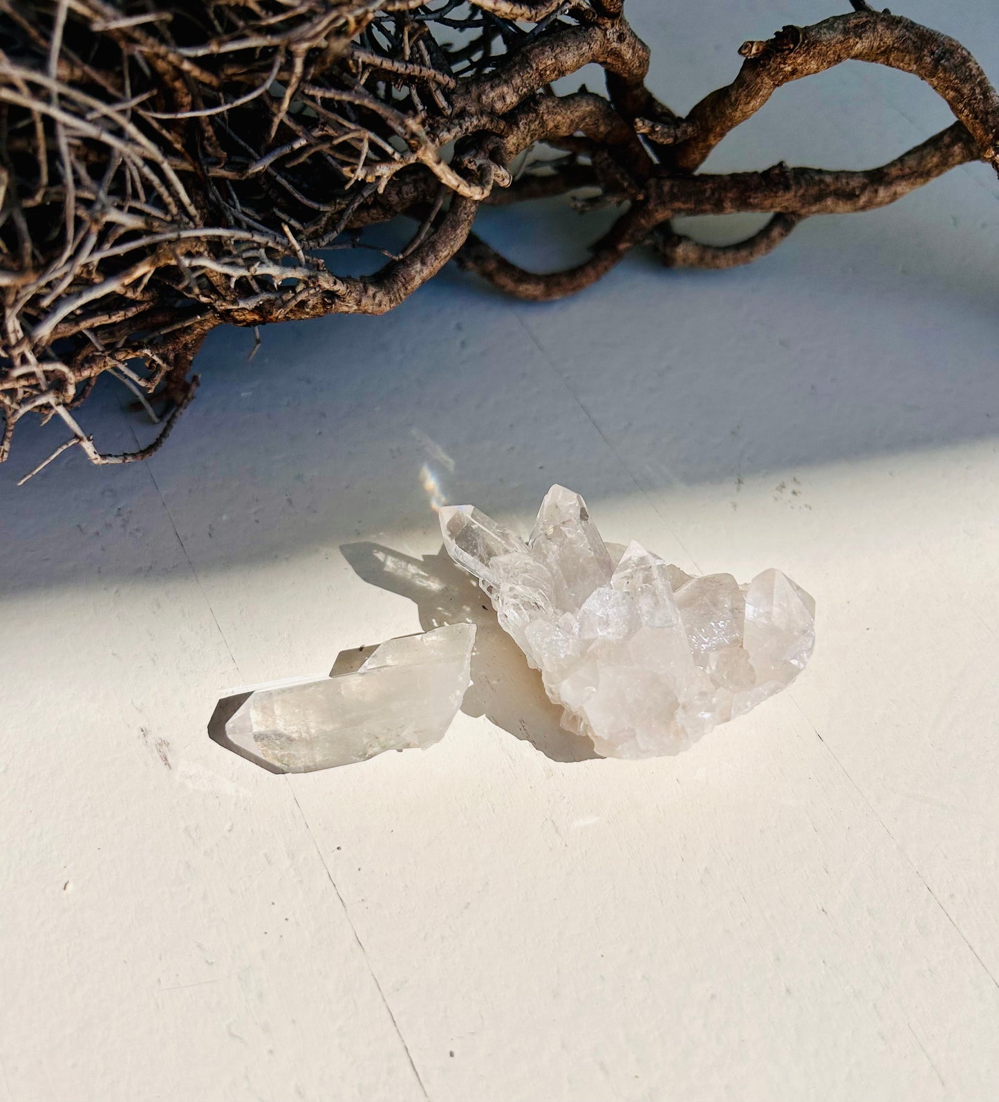 Petites marches en cristal de roche