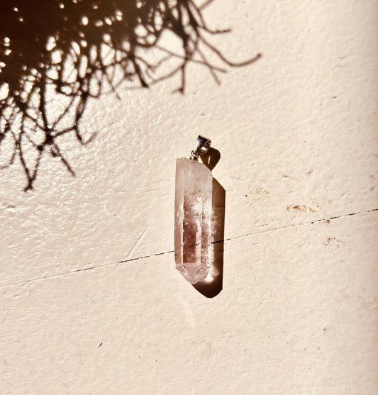 Pendentif Vera Cruz en améthyste avec œillet en argent