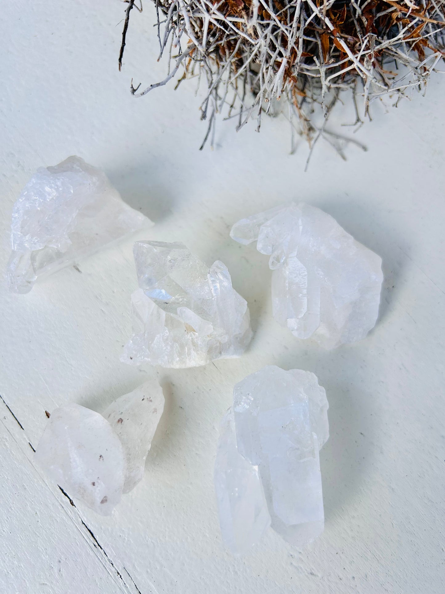 Petites marches en cristal de roche