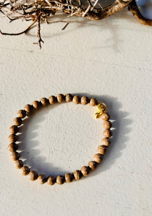 Bracelet Aragonite – Bleu et Marron