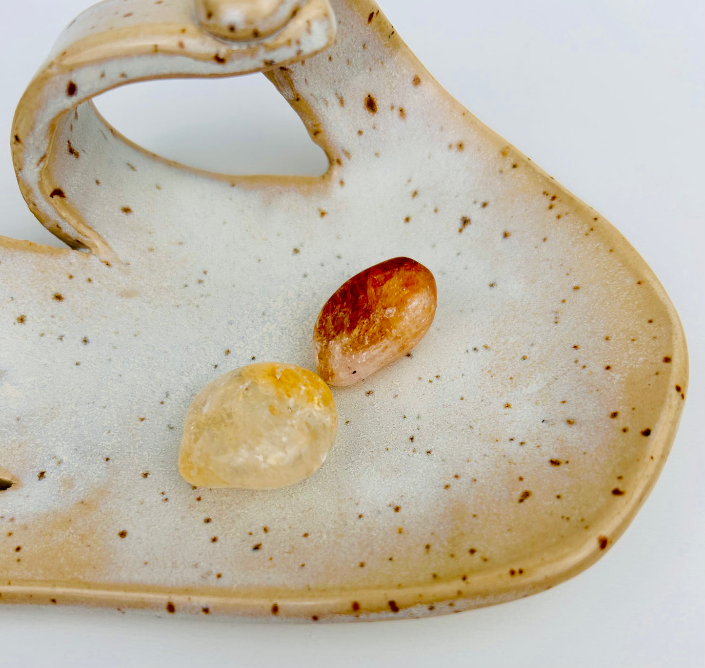 Citrine (cuite) pierre roulée