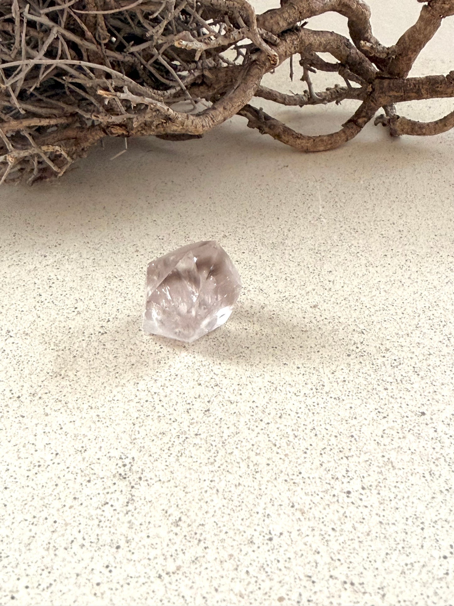 Cristaux de quartz fumé améthyste percés