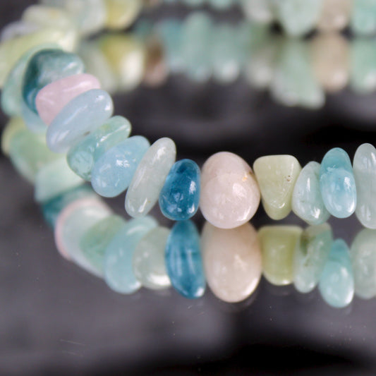 Bracelet en béryl de différentes variétés