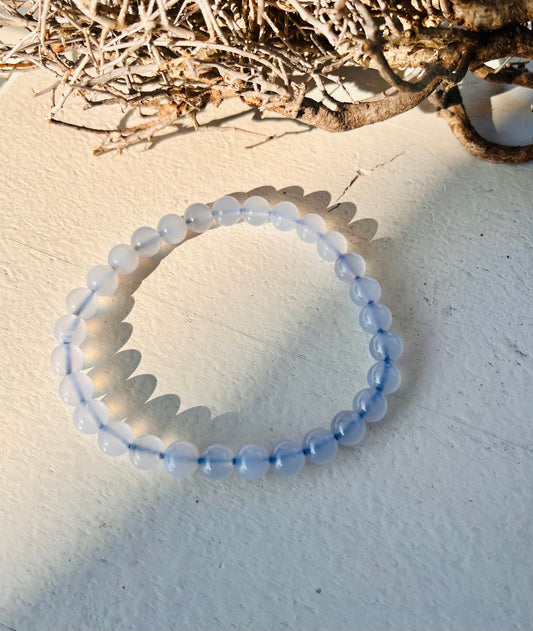 Bracelet en calcédoine