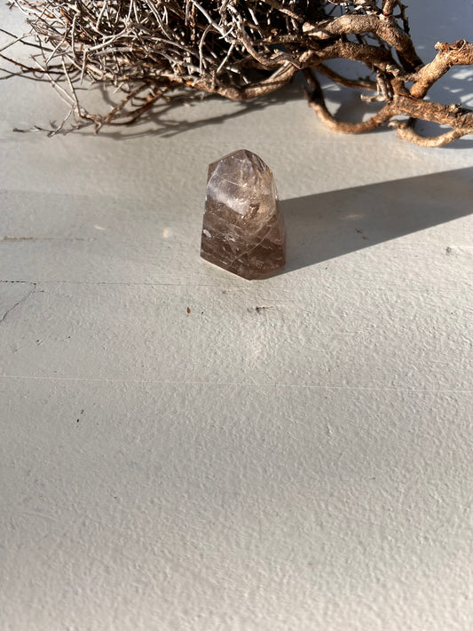 Pointes de quartz fumé