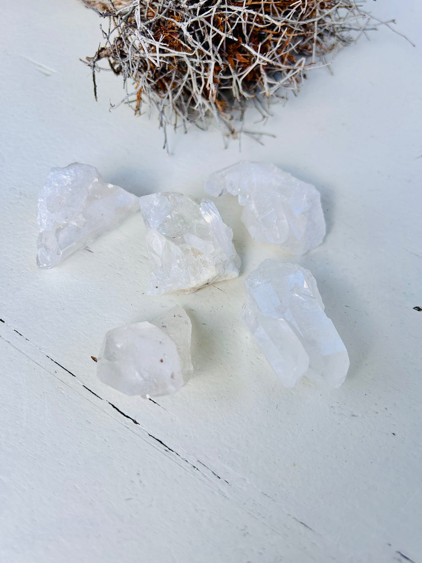 Petites marches en cristal de roche