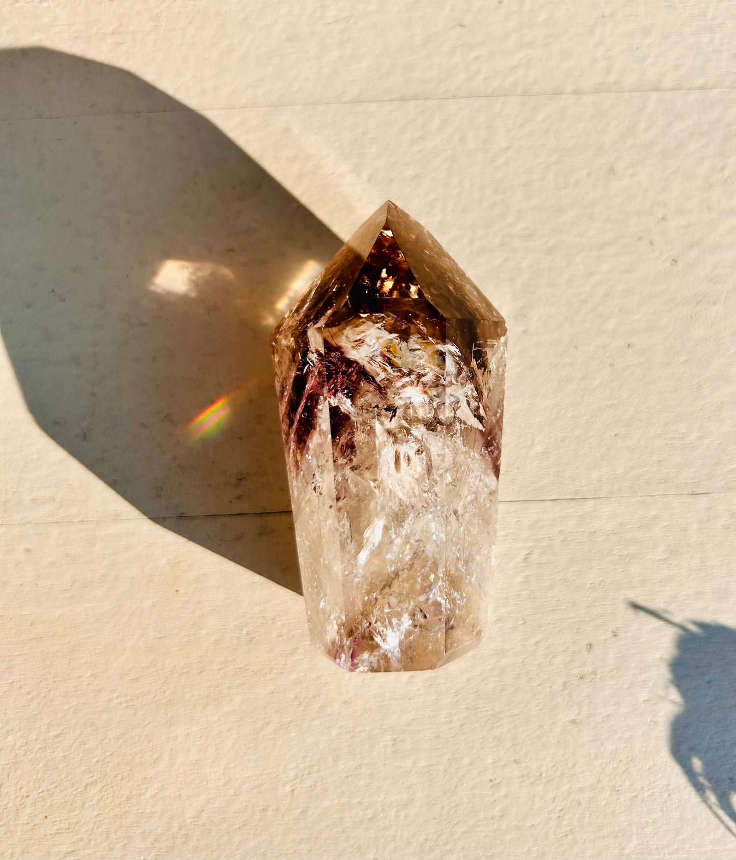 Quartz fumé/Améthyste fantôme | Unique