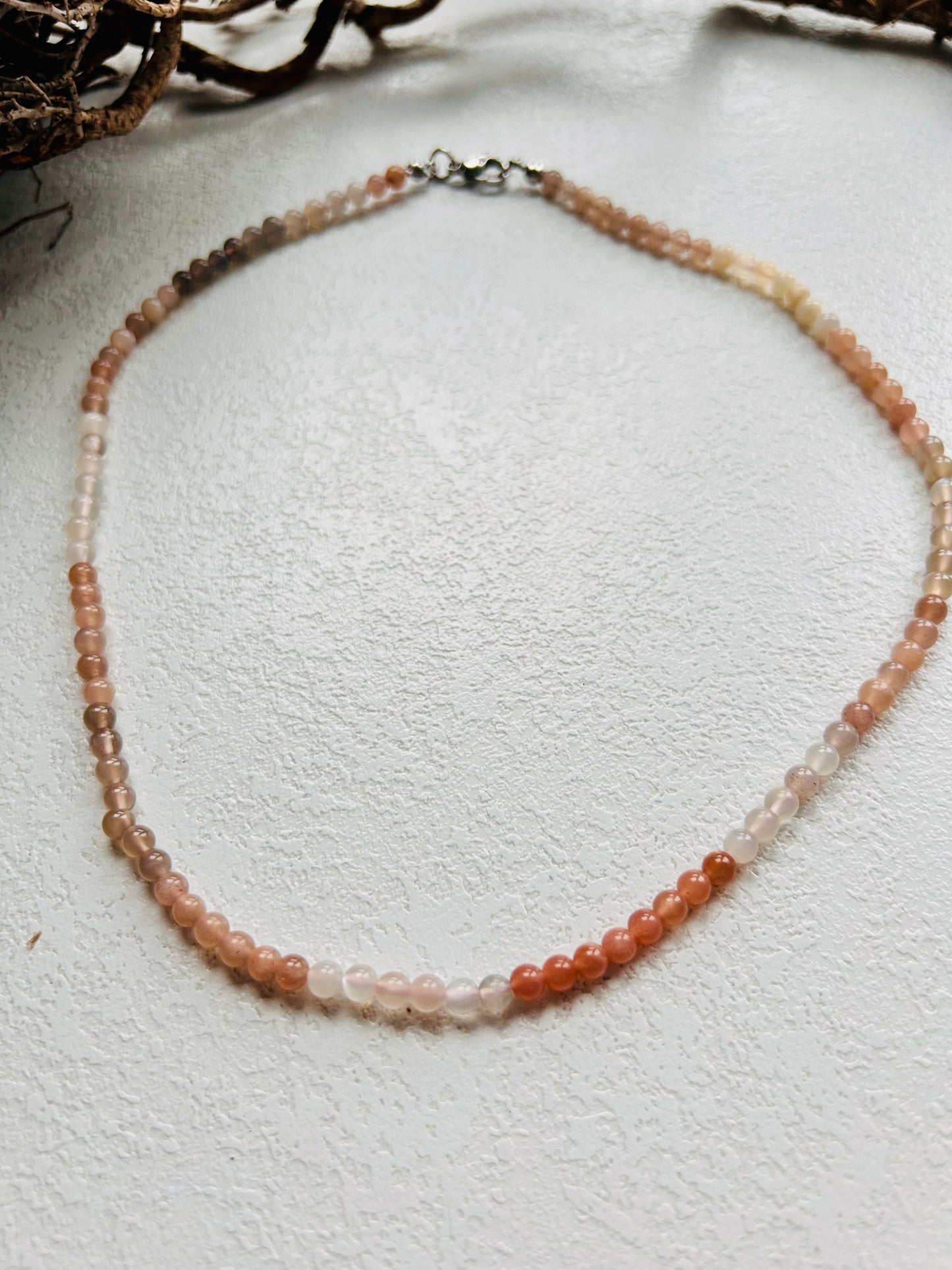 Collier en pierre de lune – coloré | léger