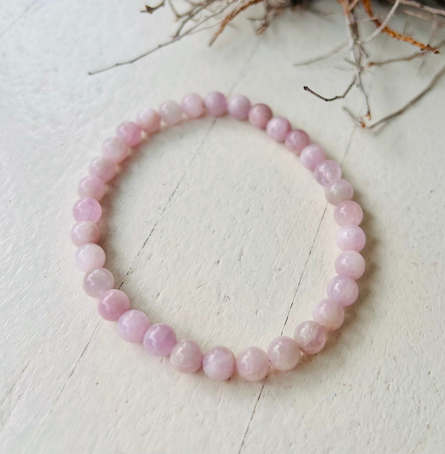 Bracelet en kunzite