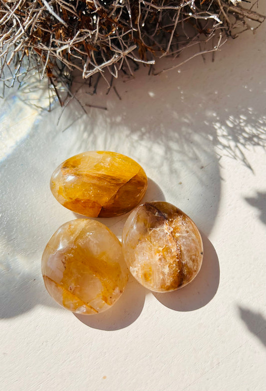 Golden Healer Palmstone