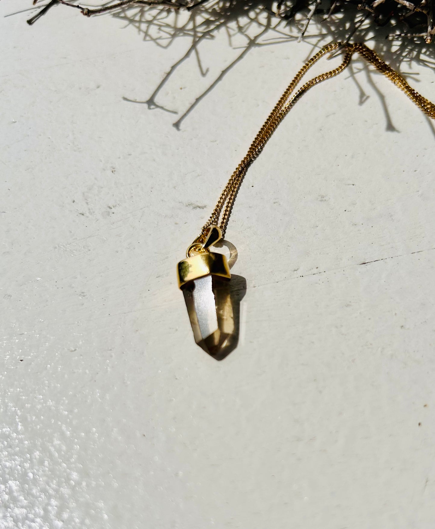 Pendentif en citrine